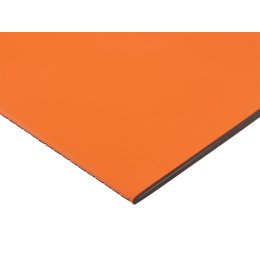 Бизнес-тетрадь А5 "Pragmatic Contrast", 40 листов в клетку, оранжевый с темно-серым срезом