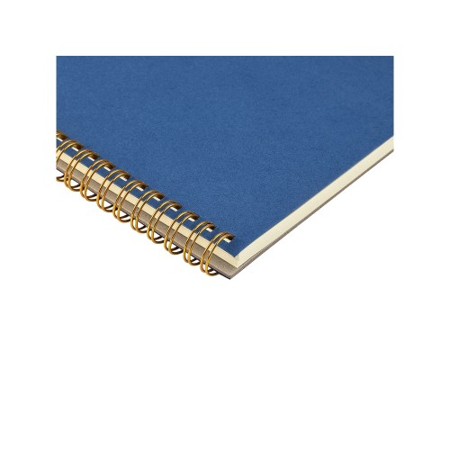 Бизнес тетрадь на гребне А5 "Pragmatic", 60 листов в клетку, синий