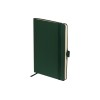 Блокнот А5  "City Flex" на резинке, зеленый