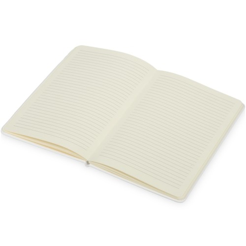 Блокнот "Wispy", твердая обложка A5, 64 листа в линейку, белый
