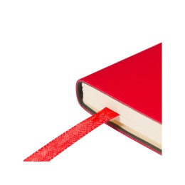 Блокнот А5  "City Flex" на резинке, красный