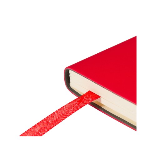 Блокнот А5  "City Flex" на резинке, красный