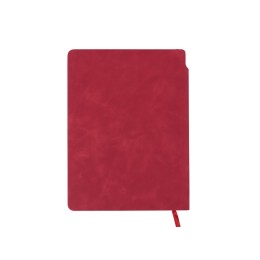 Блокнот А5 "Notepeno Max", 96 листов 80 гр/м2 белой FSC бумаги, красный