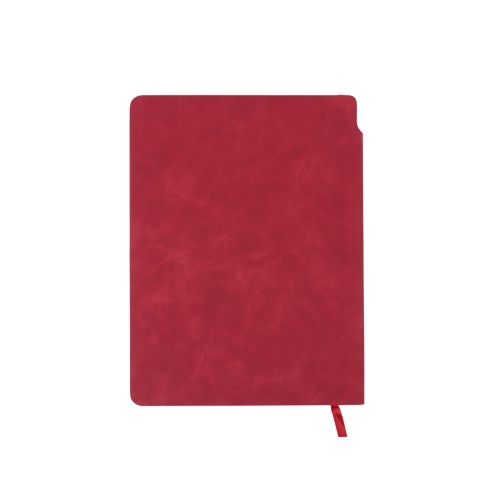 Блокнот А5 "Notepeno Max", 96 листов 80 гр/м2 белой FSC бумаги, красный