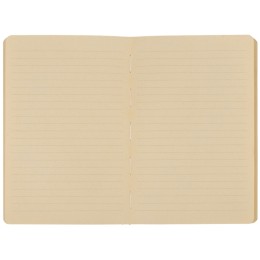 Блокнот А5 из переработанного тростника и RPET "Adiantum", 80 листов, гибкая обложка, зеленое яблоко