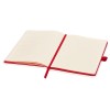 Блокнот "ColorNote White", твердая обложка A5, 80 листов, белый с красным