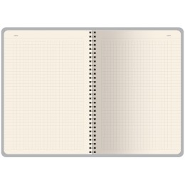 Бизнес тетрадь на гребне А5 "Pragmatic", 60 листов в клетку, фиолетовый