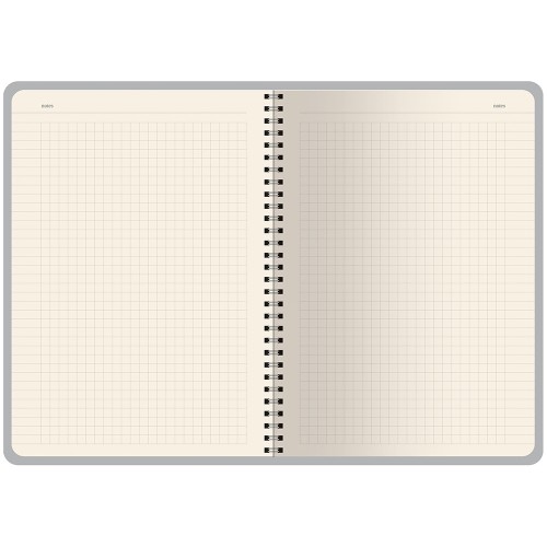 Бизнес тетрадь на гребне А5 "Pragmatic", 60 листов в клетку, фиолетовый