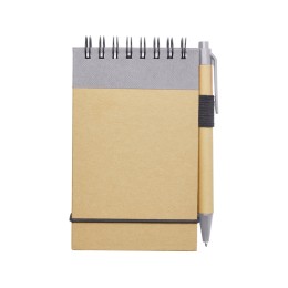 Блокнот А7 "Zuse" с ручкой шариковой, лиловый