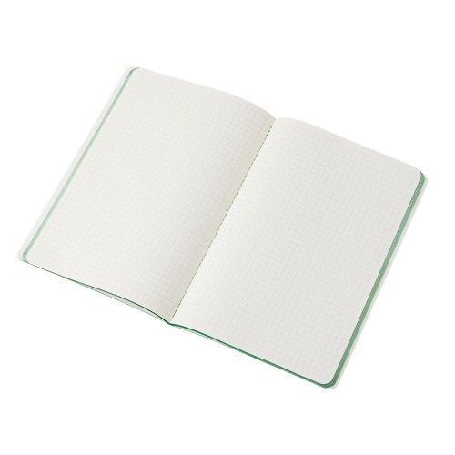 Блокнот "Audrey" А5 на сшивке в гибкой обложке софт-тач, зеленый