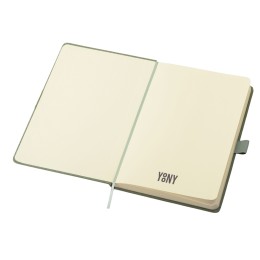 Блокнот А5 "Snow Hard" твердая обложка, 80 листов 70 гр/м2, зеленый