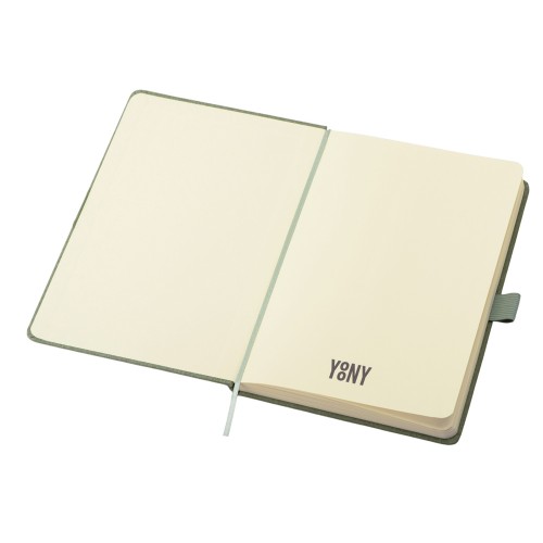 Блокнот А5 "Snow Hard" твердая обложка, 80 листов 70 гр/м2, зеленый