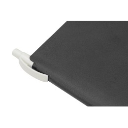 Блокнот «Notepeno» А5 с тонированными линованными страницами, серый