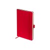 Блокнот А5  "City Flex" на резинке, красный