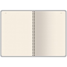 Бизнес тетрадь на гребне А5 "Pragmatic", 60 листов в клетку, темно-коричневый