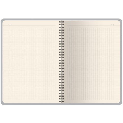 Бизнес тетрадь на гребне А5 "Pragmatic", 60 листов в клетку, темно-коричневый