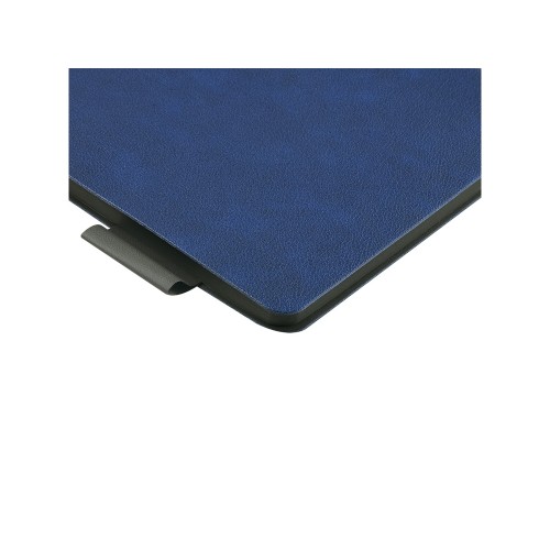 Блокнот А5 "Boston", синий с серым срезом