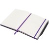 Блокнот Noir Edge среднего размера, черный/пурпурный