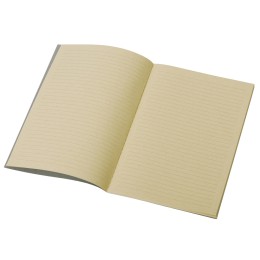 Блокнот "Monet", гибкая обложка A5 из моющегося крафта, 32 листа, серый