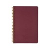 Бизнес тетрадь на гребне А5 "Pragmatic", 60 листов в клетку, бордовый