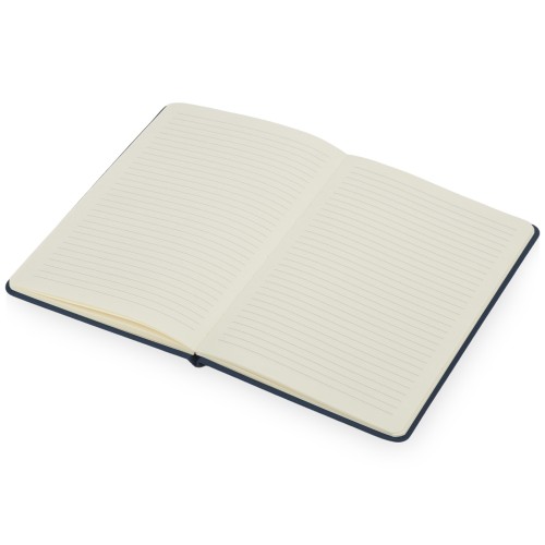 Блокнот "Wispy", твердая обложка A5, 64 листа в линейку, темно-синий