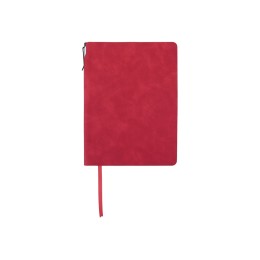 Блокнот А5 "Notepeno Max", 96 листов 80 гр/м2 белой FSC бумаги, красный