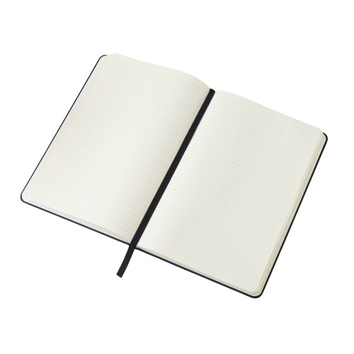 Бизнес-блокнот "С3" софт-тач с магнитом, твердая обложка, 96 листов, черный