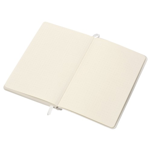 Блокнот «Notepeno» А5 с тонированными линованными страницами, белый