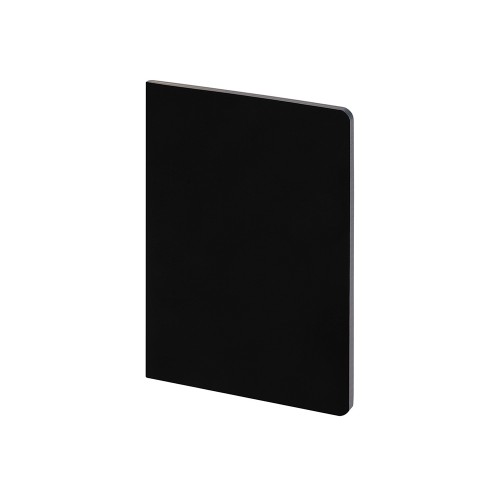 Бизнес-тетрадь А5 "Pragmatic Contrast", 40 листов в клетку, черный с черным срезом