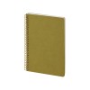 Бизнес тетрадь на гребне А5 "Pragmatic", 60 листов в клетку, зеленый хаки