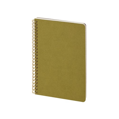 Бизнес тетрадь на гребне А5 "Pragmatic", 60 листов в клетку, зеленый хаки