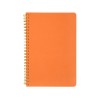 Бизнес тетрадь на гребне А5 "Pragmatic", 60 листов в клетку, оранжевый