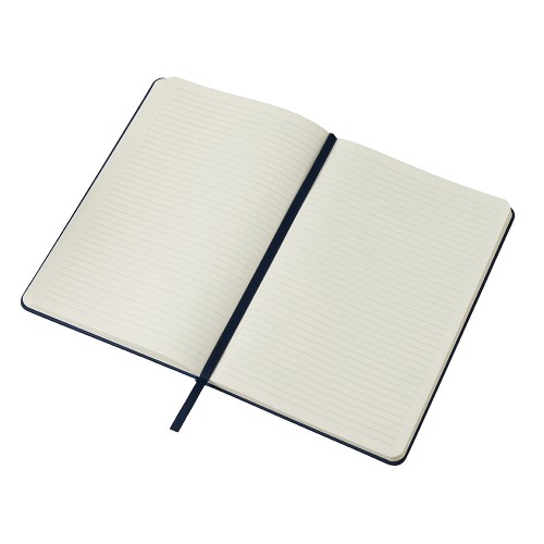 Бизнес-блокнот "С3" софт-тач с магнитом, твердая обложка, 96 листов, темно-синий