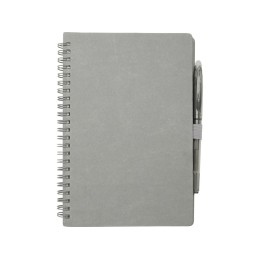 Slate многоразовый набор из блокнота в мягкой обложке и ручки - Серый