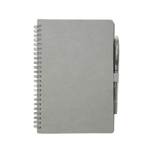 Slate многоразовый набор из блокнота в мягкой обложке и ручки - Серый