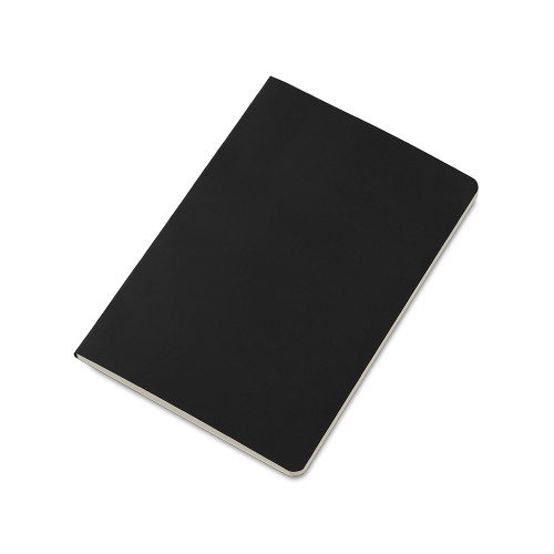 Блокнот в гибкой обложке A5 «Виспи 2.0» в клетку, черный