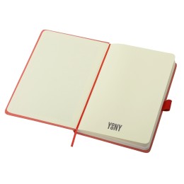 Блокнот А5 "Snow Hard" твердая обложка, 80 листов 70 гр/м2, красный
