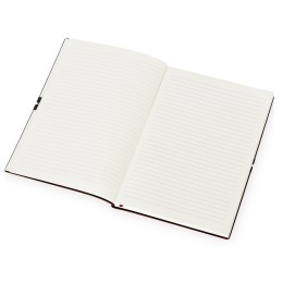 Блокнот "Horizon" с горизонтальной резинкой, гибкая обложка, 80 листов, красный