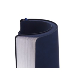 Блокнот А5 "Notepeno Max", 96 листов 80 гр/м2 белой FSC бумаги, темно-синий