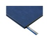 Блокнот А5 "Boston", синий с серым срезом