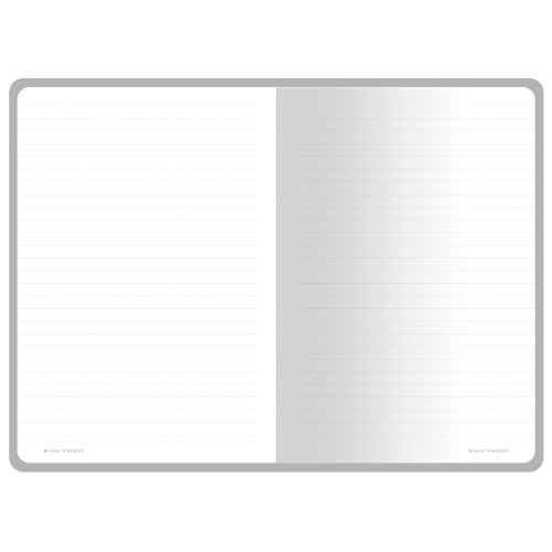 Тетрадь с каменной бумагой А5 "Carrara" 40 л., линейка, бордовый