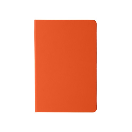 Блокнот в твердой обложке A5 «Виспи 2.0» в клетку, оранжевый