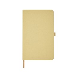 Блокнот Fabianna с мятой бумагой в твердой обложке, оливковый