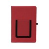 Блокнот "Pocket" 140*205 мм с карманом для телефона, красный
