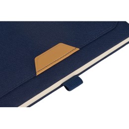 Блокнот А5 из RPET "Harvey", 80 листов FSC бумага, синий