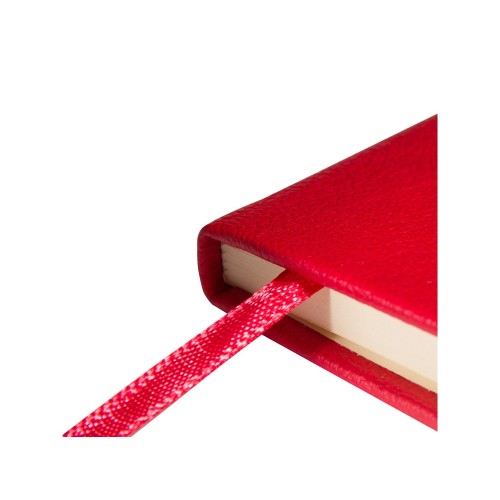 Блокнот А5  "City" на резинке, красный