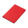 Блокнот "Audrey" А5 на сшивке в гибкой обложке софт-тач, красный