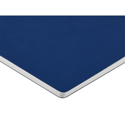 Тетрадь с каменной бумагой А5 "Carrara" 40 л., линейка, синий