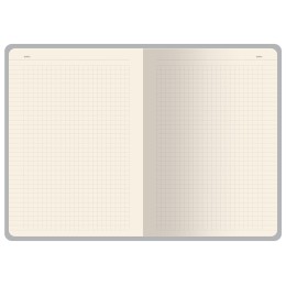 Бизнес-тетрадь А5 "Pragmatic Contrast", 40 листов в клетку, черный с голубым срезом