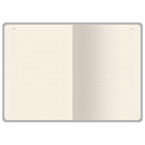 Бизнес-тетрадь А5 "Pragmatic Contrast", 40 листов в клетку, черный с голубым срезом